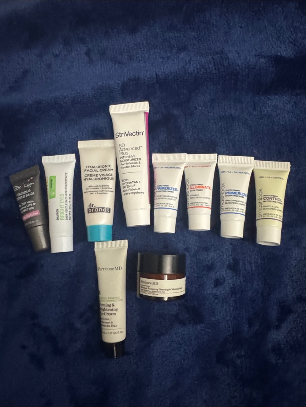 StriVectin Advanced SD Tightening Cream - Smashbox, Perricone MD Deluxe samples